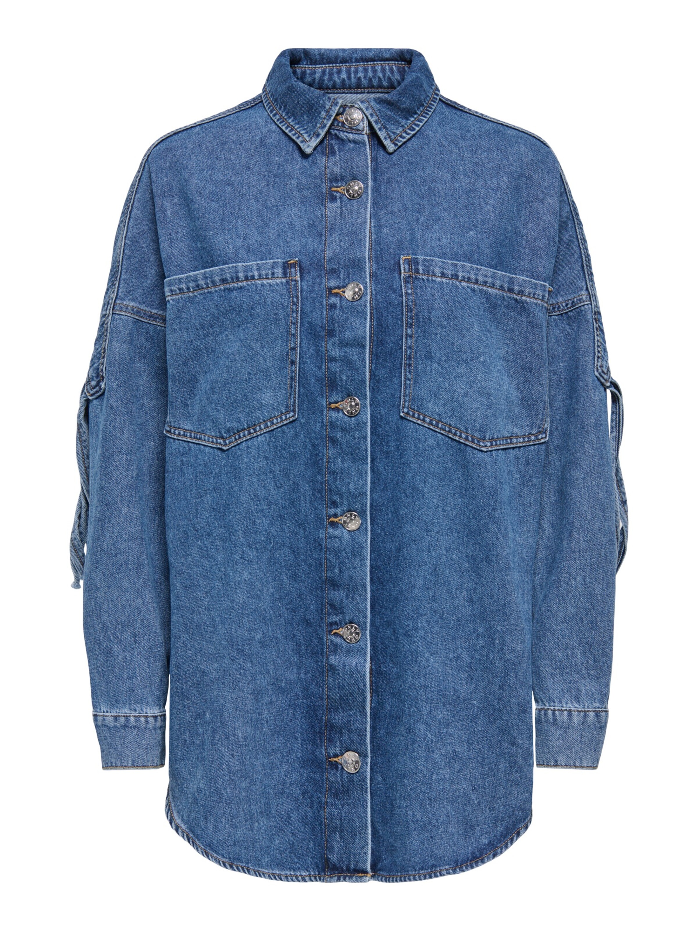 ONLY Carmakoma Tussenjas 'CARMAUREEN' in XL in de kleur Blauw denim, Productweergave