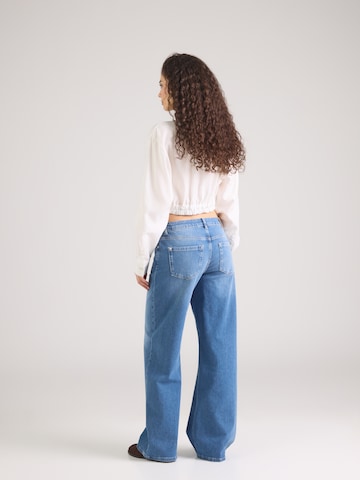 MOS MOSH Rozkloszowany krój Jeansy 'MMDara Zack' w kolorze niebieski