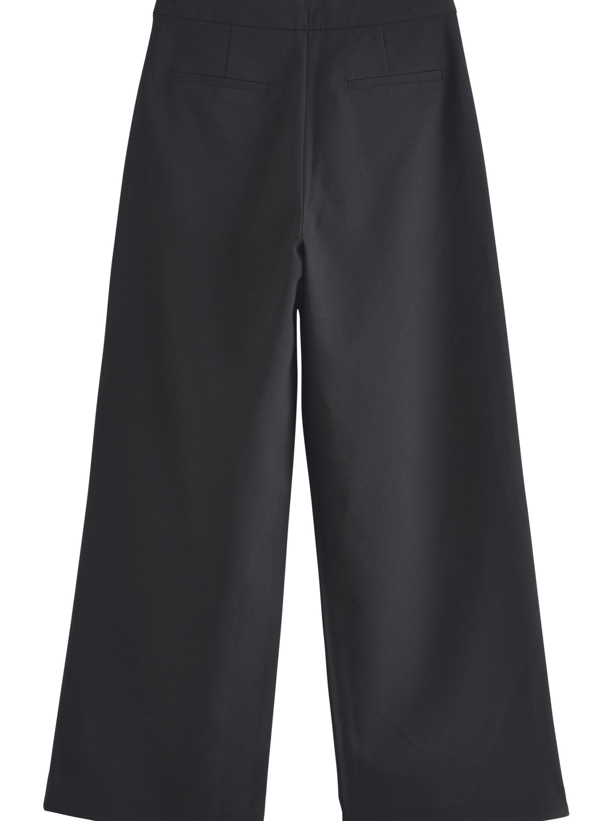 Next Široke hlačnice Hlače | črna barva