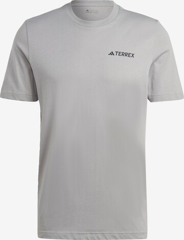 ADIDAS TERREX Functioneel shirt in Grijs: voorkant