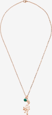 Gemshine Necklace in Gold: front