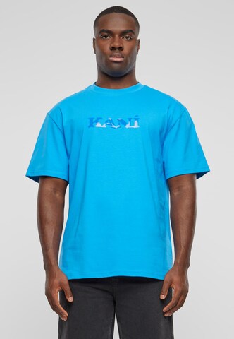 Karl Kani Shirt 'Splash Retro Tee' in Blauw: voorkant