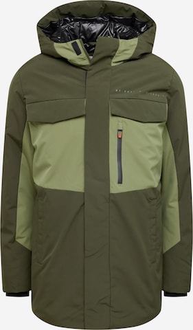 Parka mi-saison 'FRIDAY' JACK & JONES en vert : devant