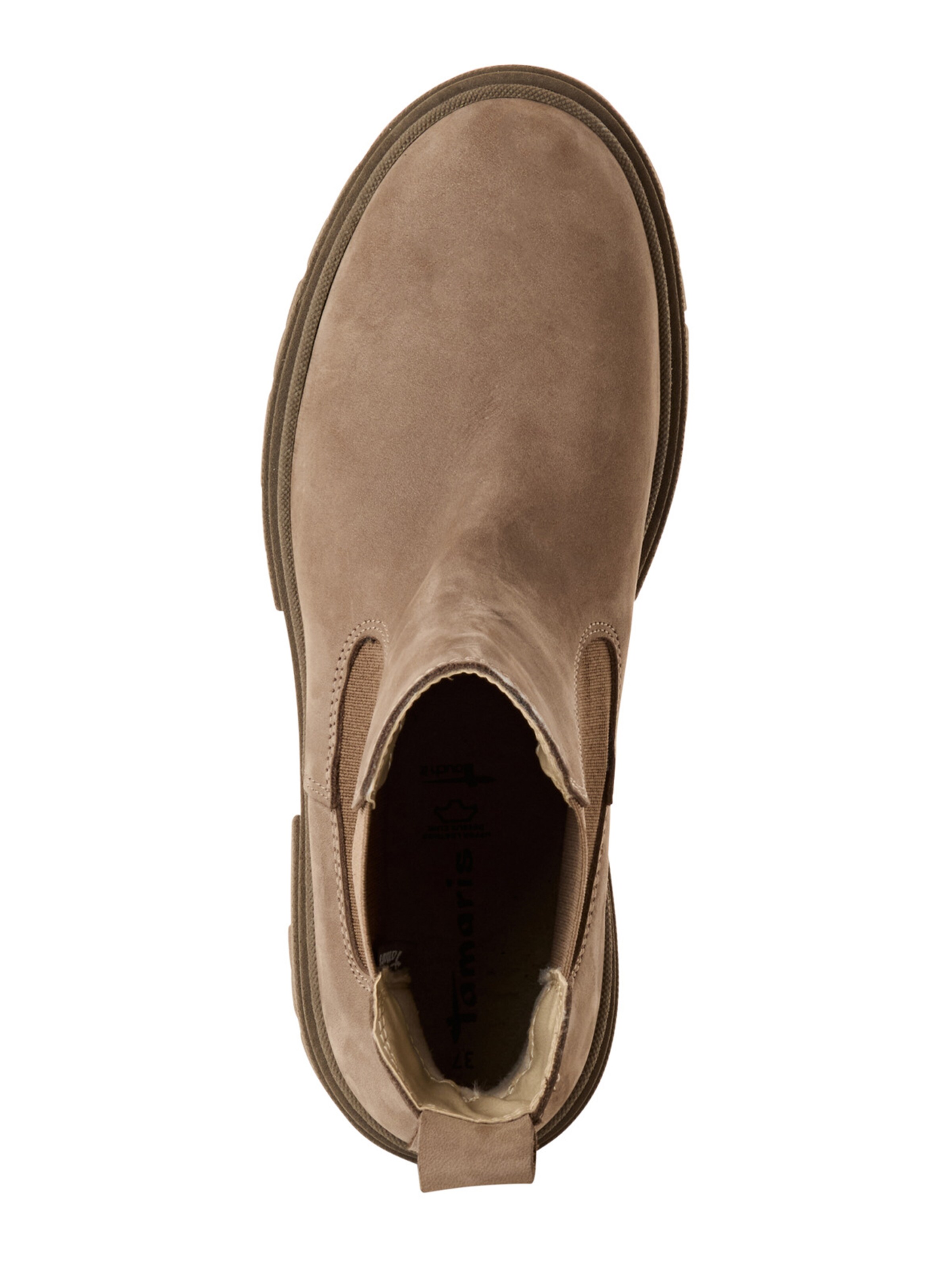 Tamaris Chelsea boots in Beige