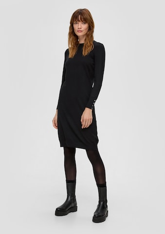 s.Oliver Knit dress in Black