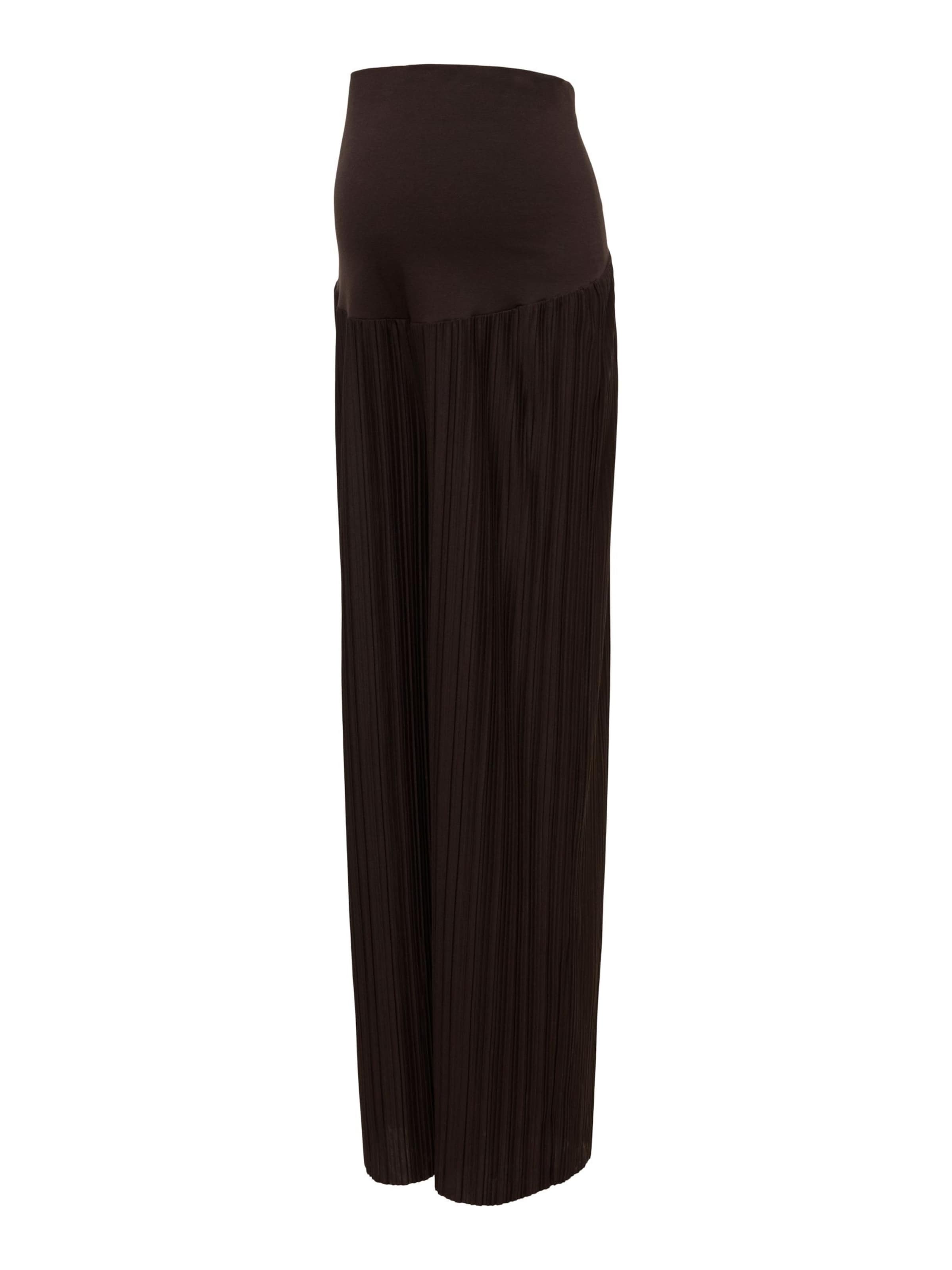 MAMALICIOUS - Pierna ancha Pantalón en marrón: frente