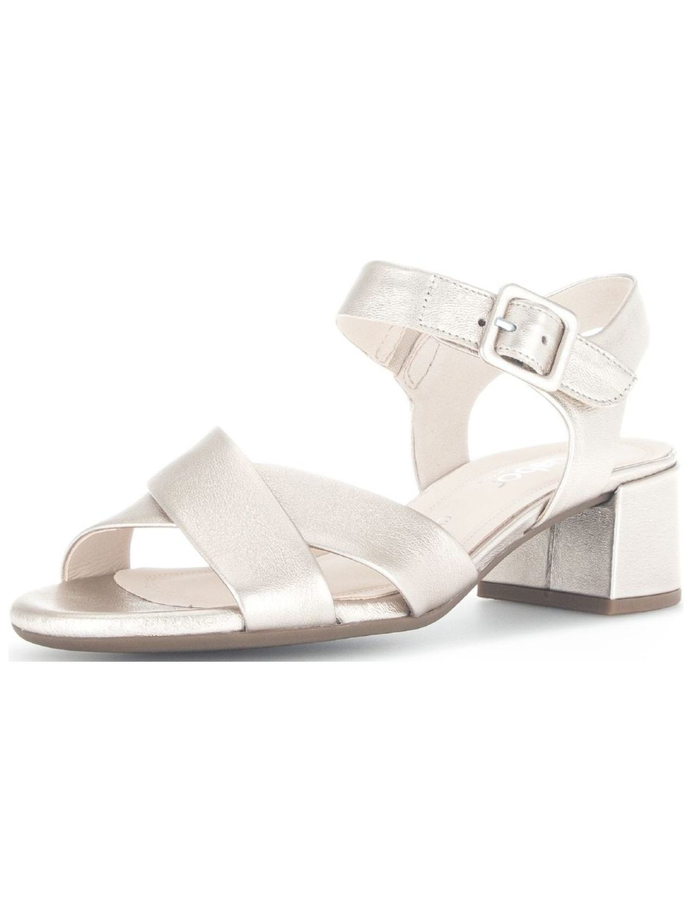 GABOR Sandals in Silver: front
