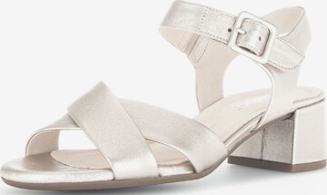 GABOR Sandals in Silver: front