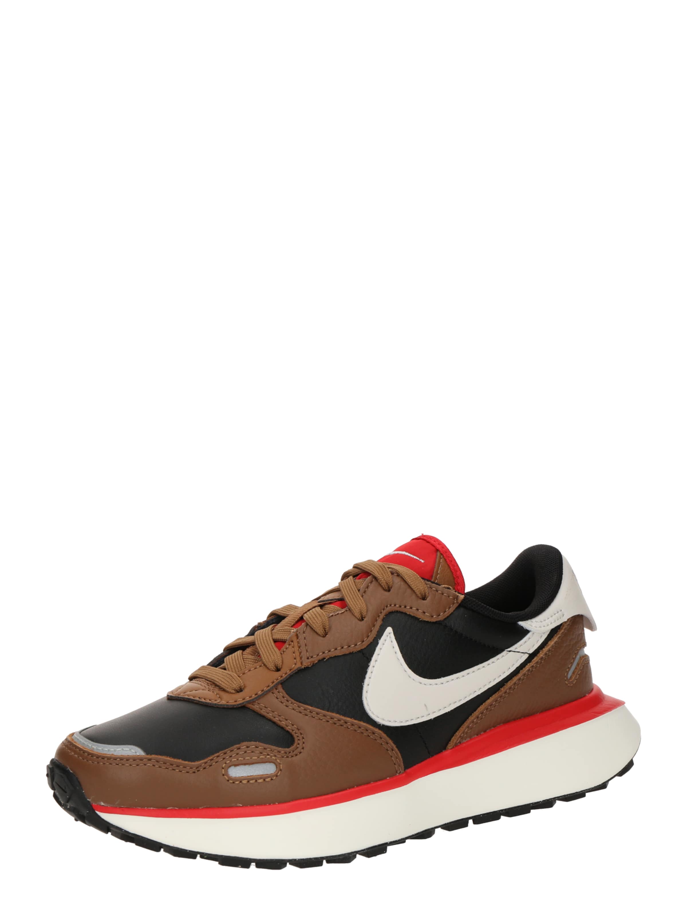 Nike Sportswear Tenisky 'PHOENIX WAFFLE' - světle hnědá / červená / černá / bílá, Produkt