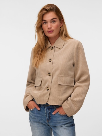 Veste mi-saison 'VMBabyrainiekelly' VERO MODA en beige : devant