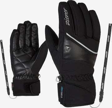 ZIENER Athletic Gloves 'KAIKA AS(R) AW' in Black: front