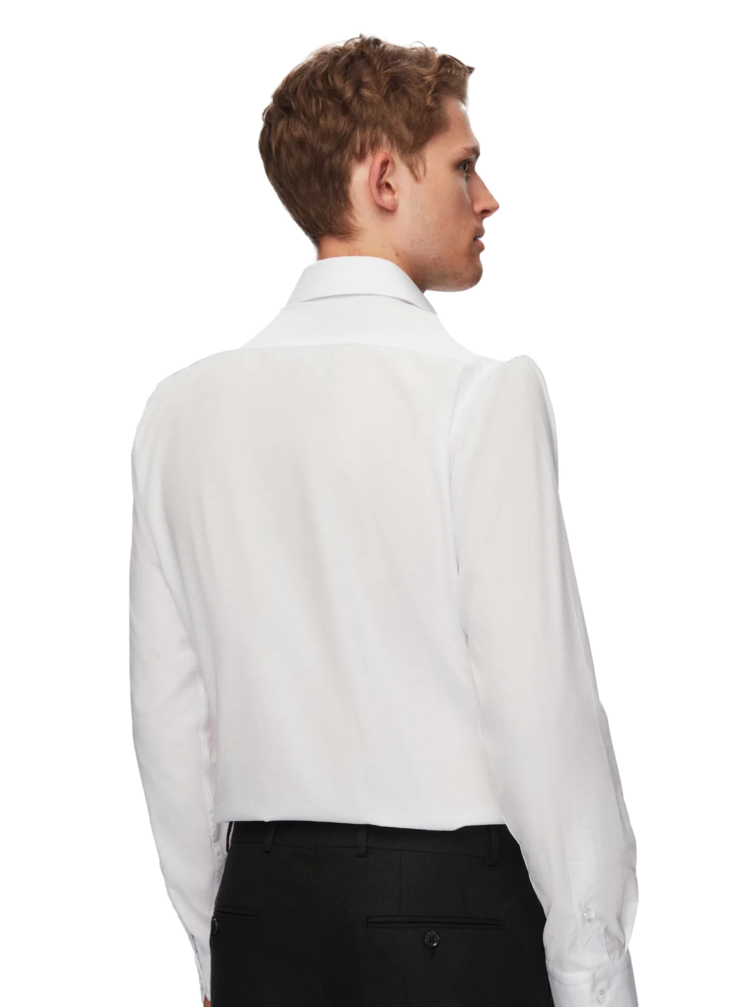 D’S Damat Regular fit Overhemd in Wit