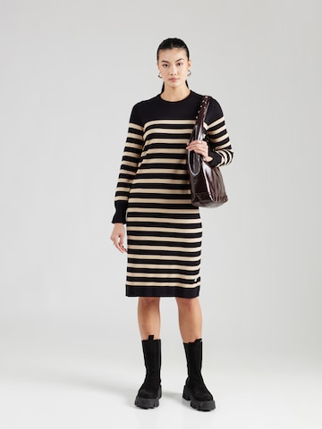 ZABAIONE - Vestido de punto 'Ol44ea' en negro: frente