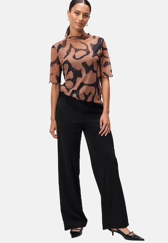 évasé Pantalon zero en noir