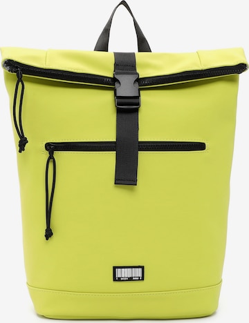 Emily & Noah Rucksack 'Kairo' in Gelb: Vorderseite