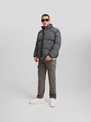 Bershka Between-Season Jacket in Grey