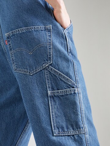 LEVI'S ® Lużny krój Ogrodniczki jeansowe w kolorze niebieski