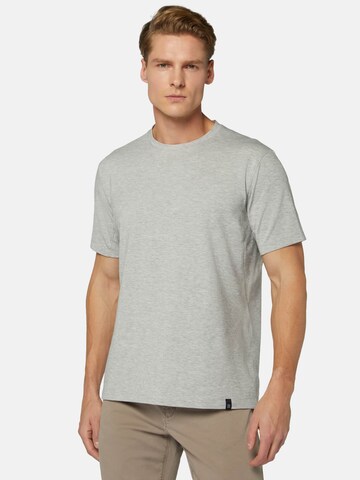 T-Shirt fonctionnel Boggi Milano en gris : devant