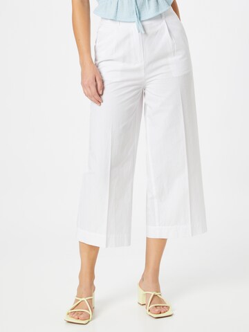 Loosefit Pantaloni con piega frontale di Sisley in bianco: frontale