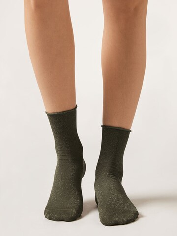 CALZEDONIA Socken in Grün: Vorderseite