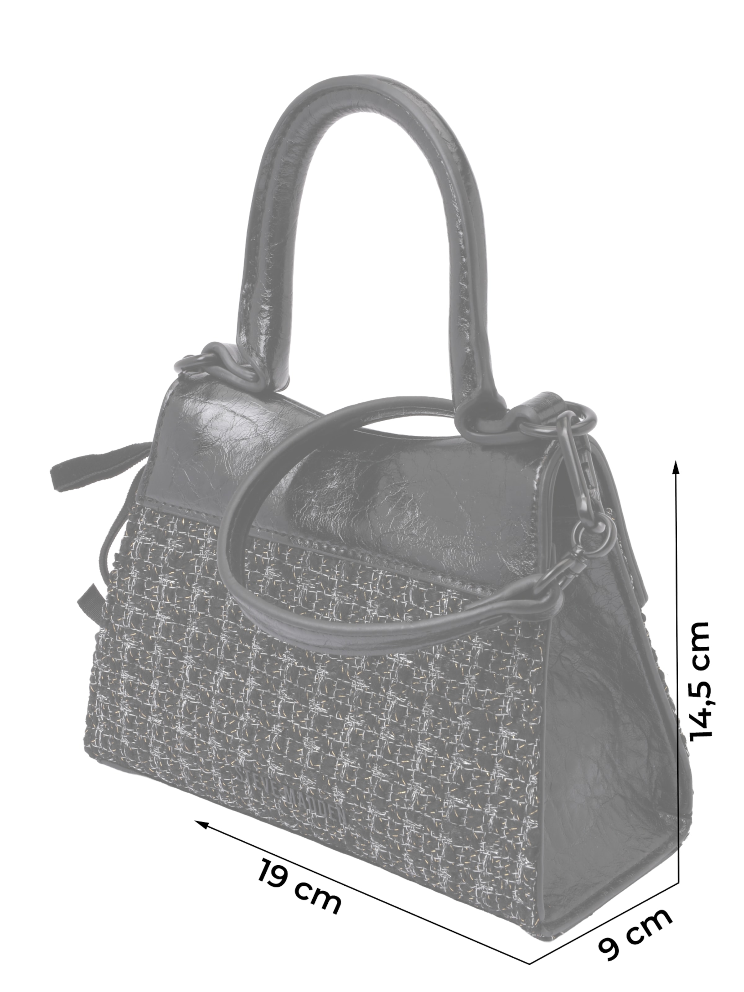 Sacs à main 'Bdeedee-B' STEVE MADDEN en noir : devant