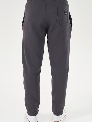 LOUIS LECLER Slim fit Trousers 'Lucien' in Grey