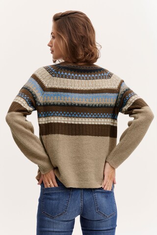 Fransa Sweater in Brown