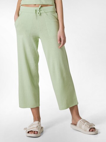 DEHA Wide leg Trousers in Green: front