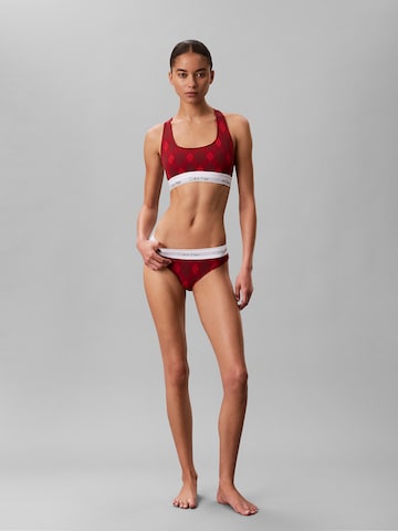 Calvin Klein Underwear Bralette Bra in Red