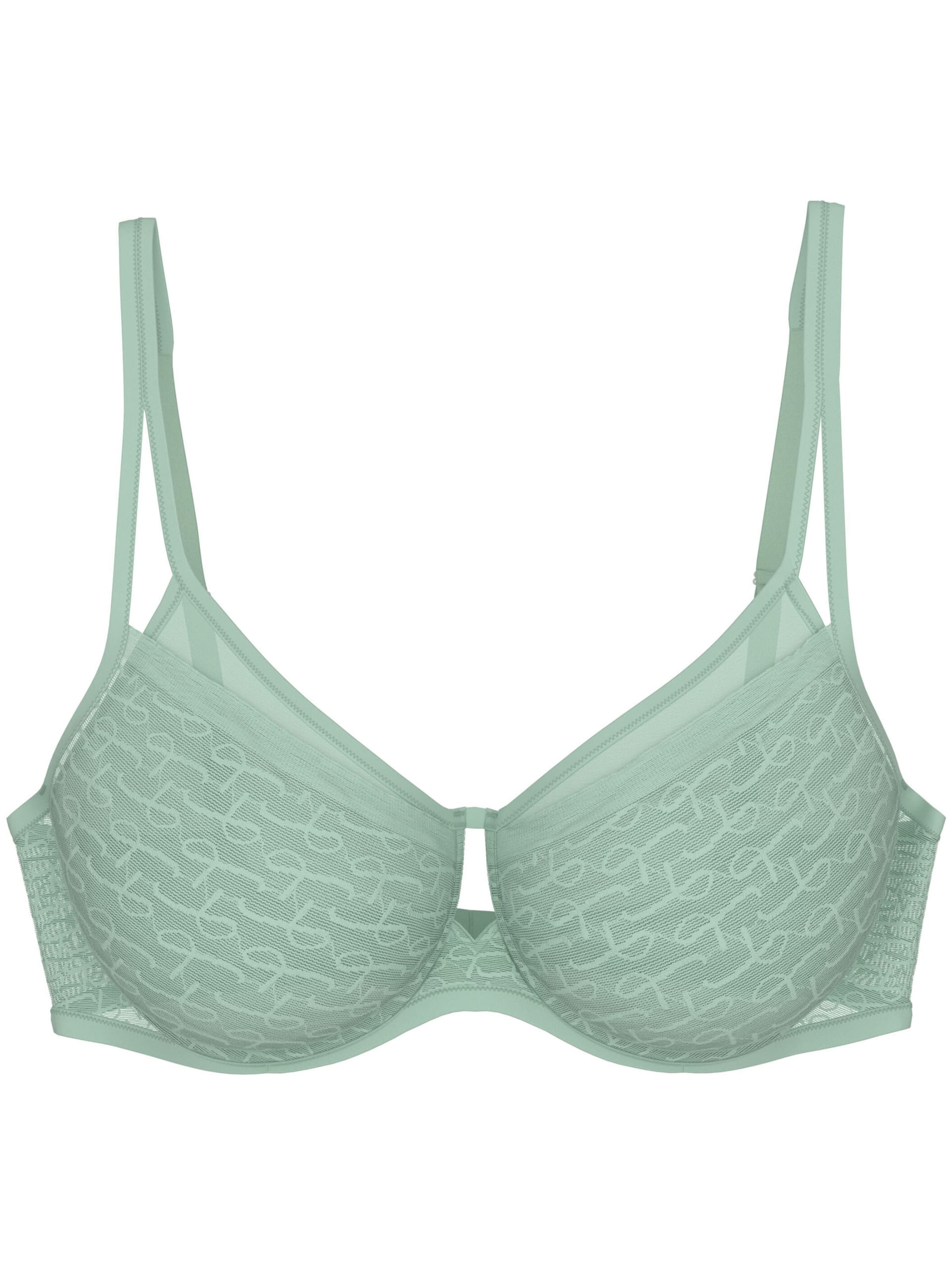 TRIUMPH Сутиен със смаляващ ефект Сутиен в синьо: отпред