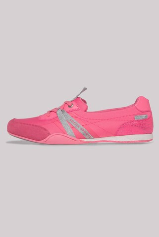 Soccx Veganer Sneaker Ballerina mit Glitzer-Details in Pink