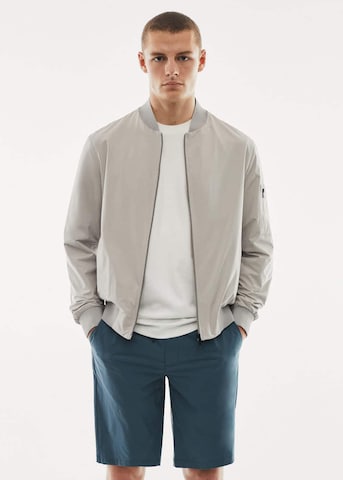 MANGO MAN Between-Season Jacket 'Tekno' in Beige: front