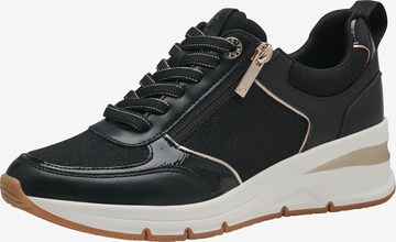 TAMARIS Sneakers laag in Zwart: voorkant