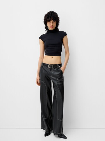 Loosefit Pantaloni di Bershka in nero