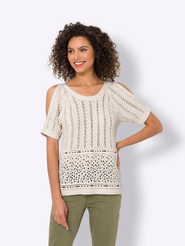 heine Sweater in Beige: front