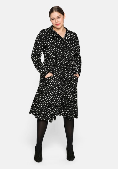 Rochie tip bluză SHEEGO pe negru, Vizualizare model