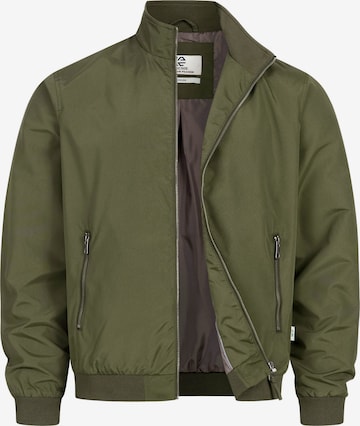 INDICODE JEANS Between-season jacket 'INCatall' in Green: front