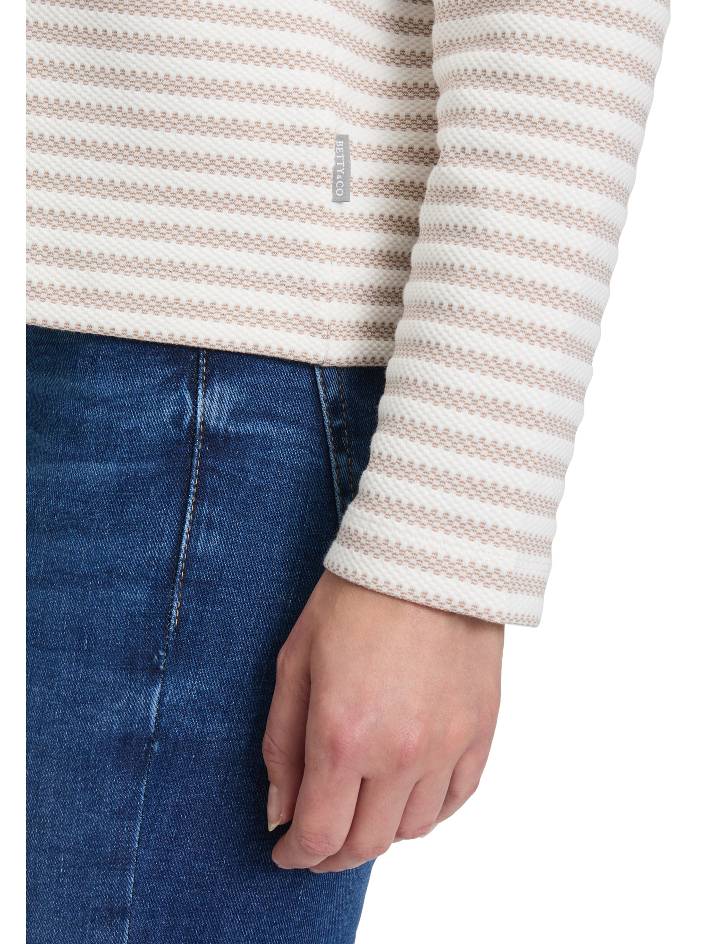 Sweat-shirt Betty & Co en beige