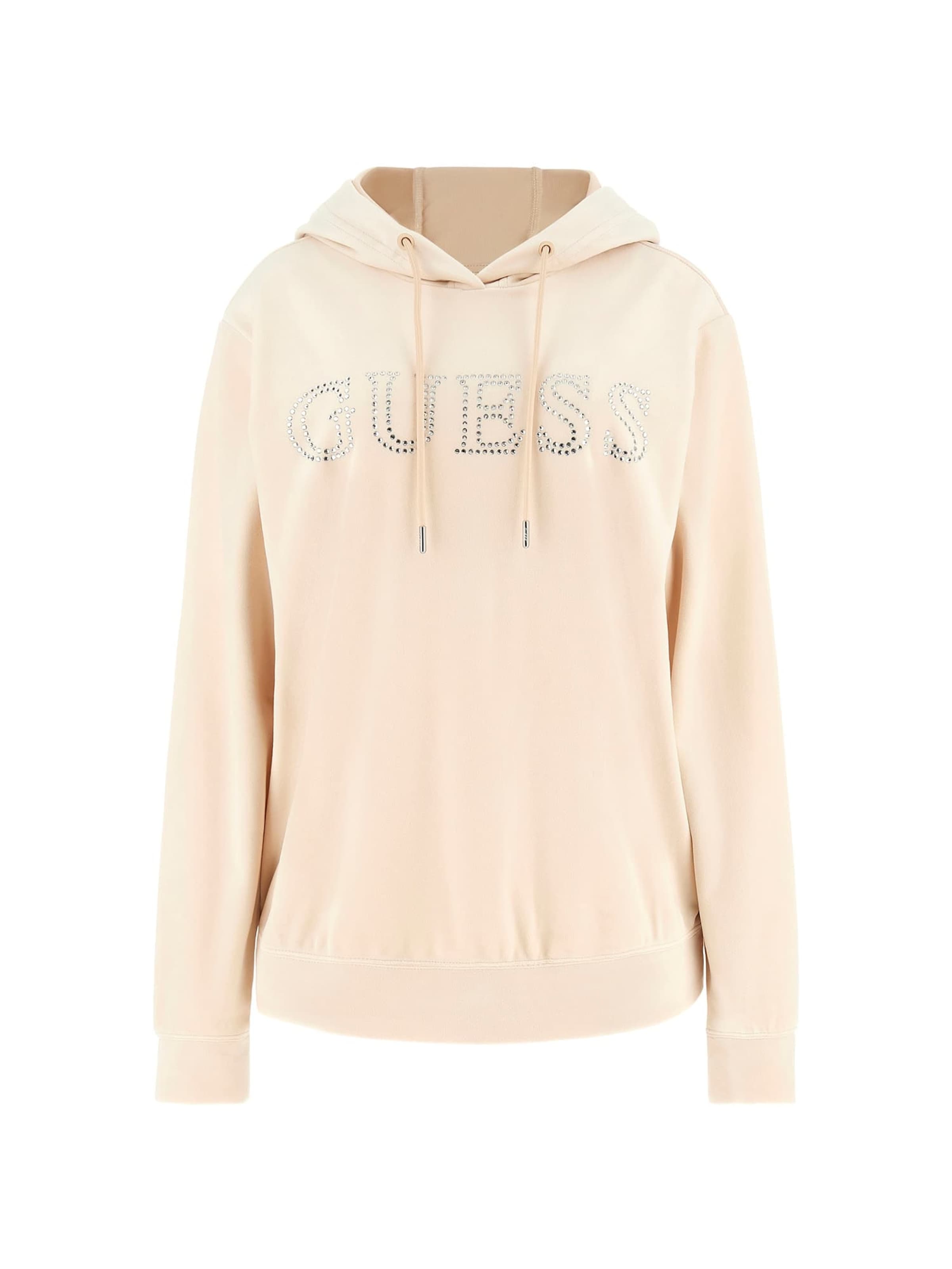 GUESS Hoodie in Beige: Vorderseite