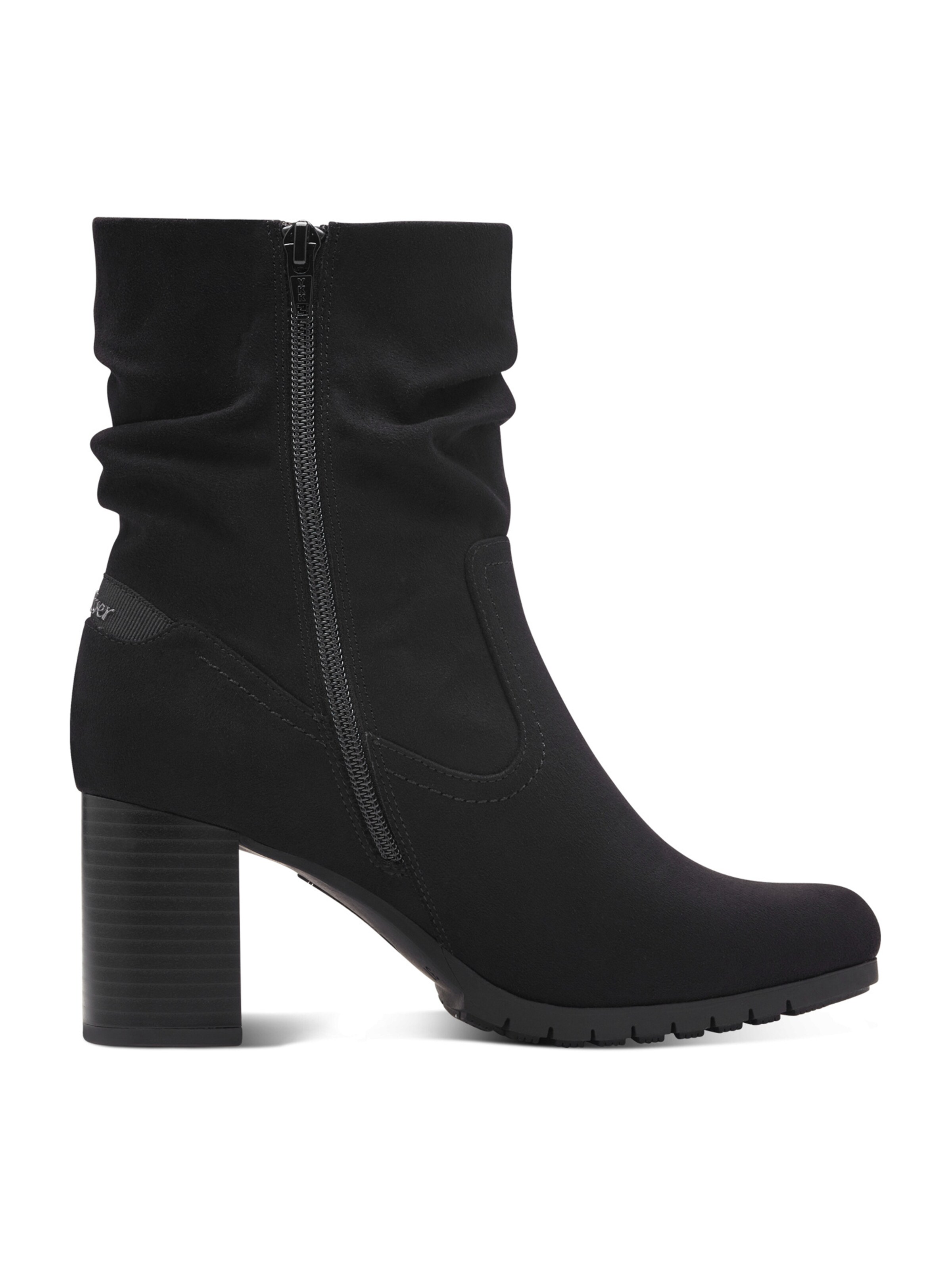 s.Oliver Къси ботуши в черно