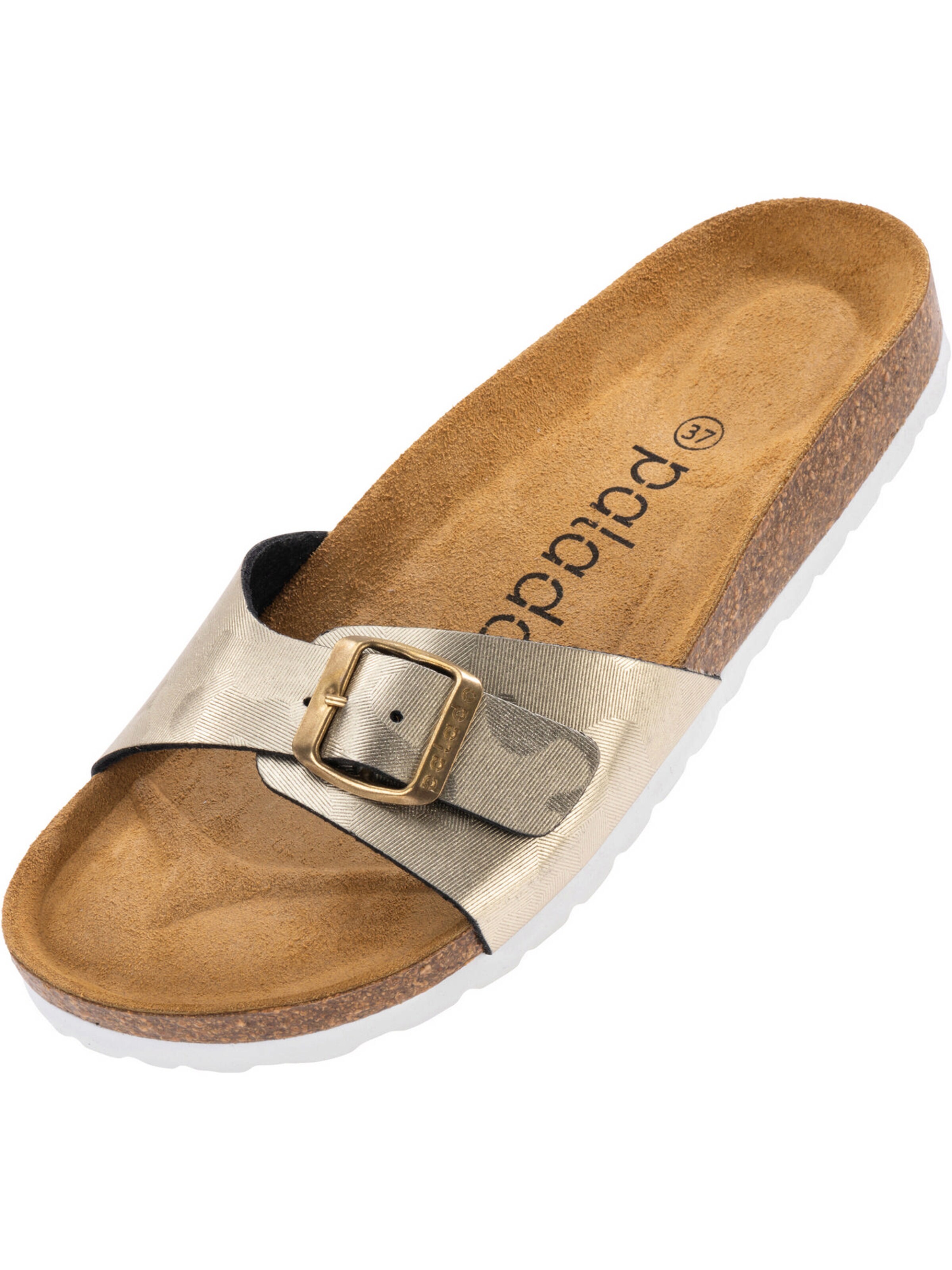 Palado - Zapatos abiertos 'Palado Malta Texas' en oro: frente