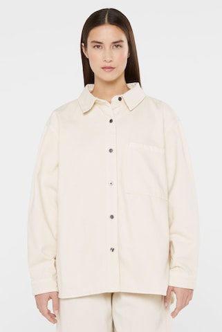 SENSES.THE LABEL Blouse in Beige: front