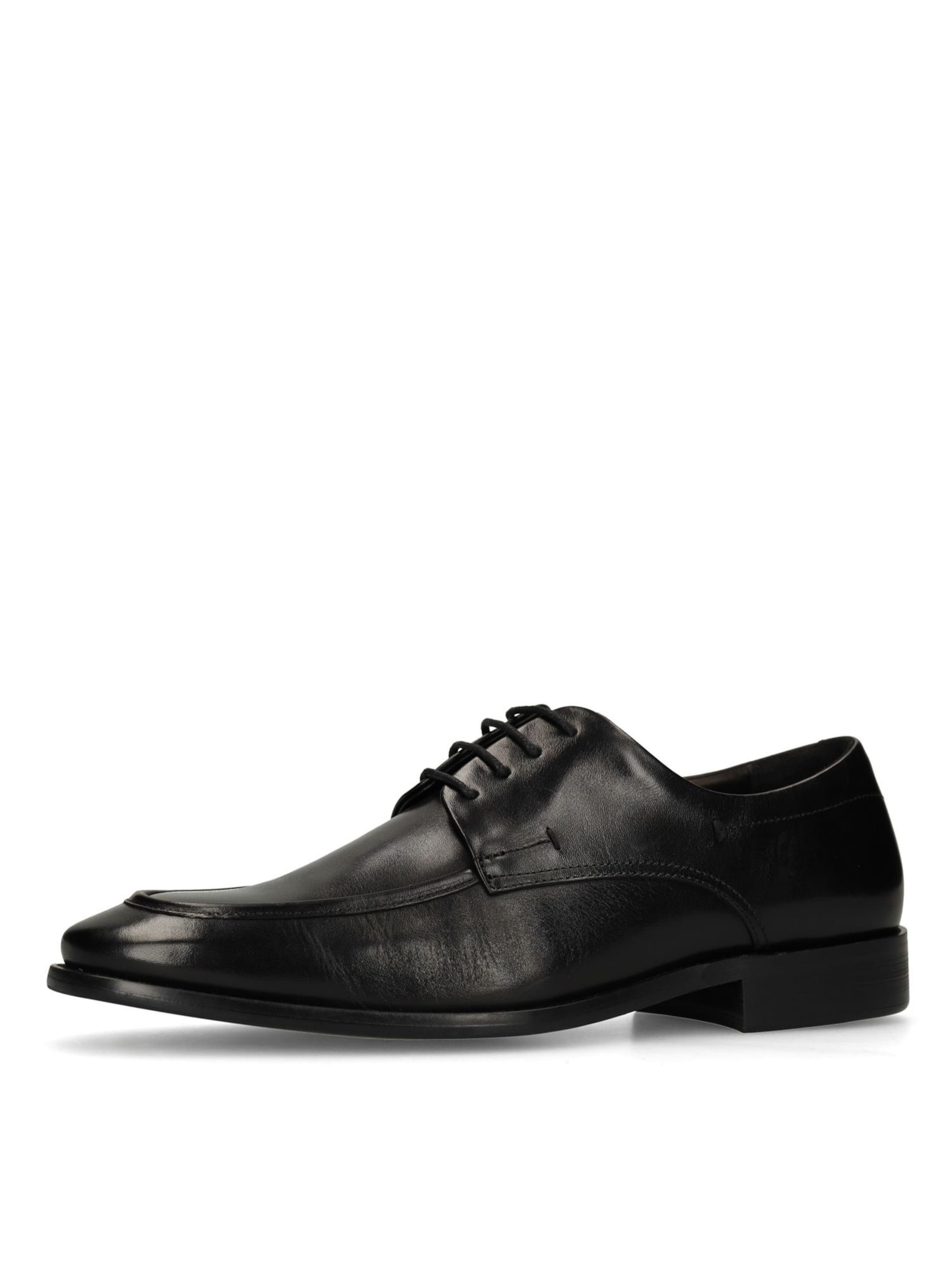 MANFIELD Chaussure à lacets en noir, Vue avec produit