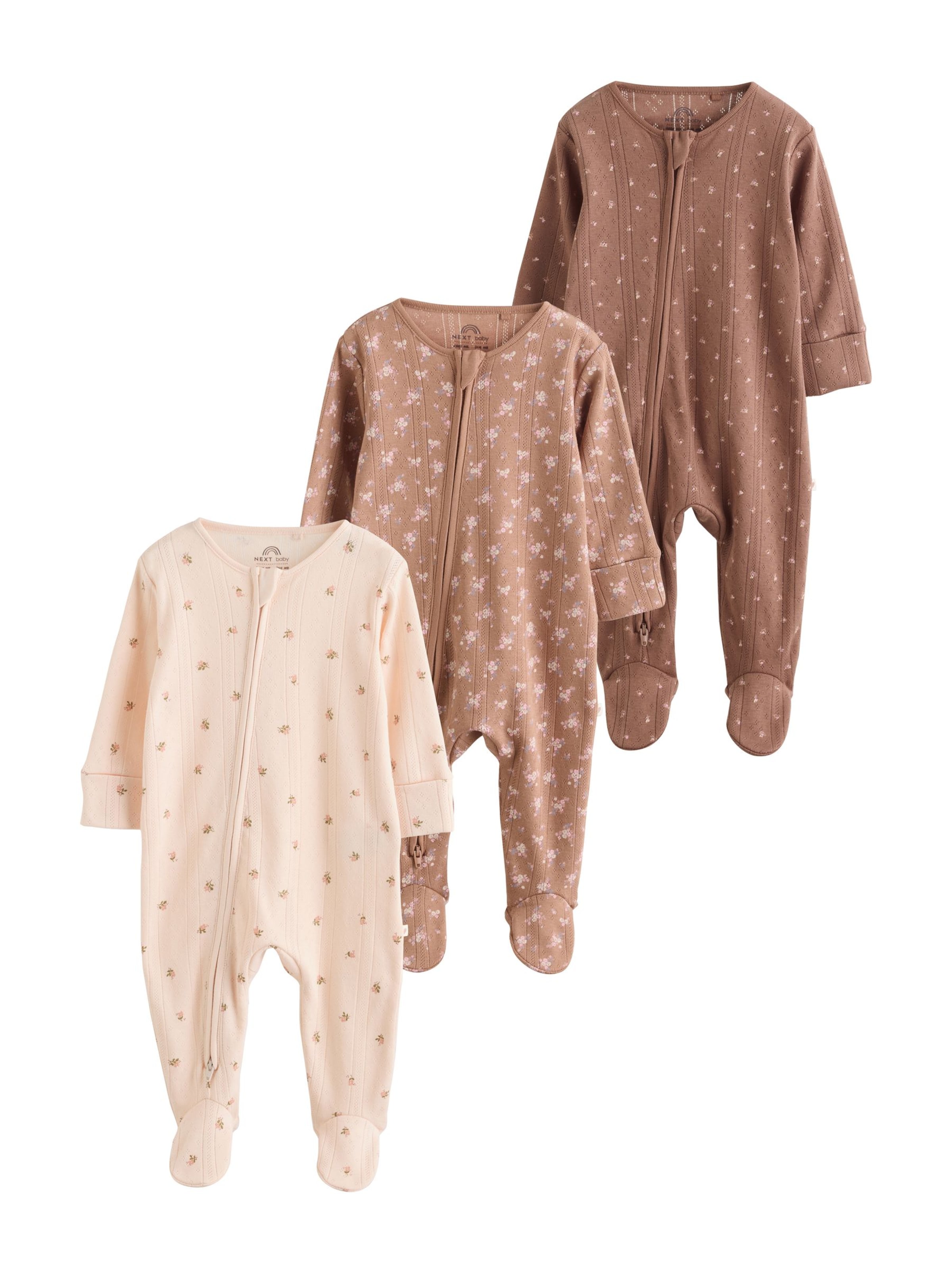 Next Schlafanzug in Beige: Vorderseite