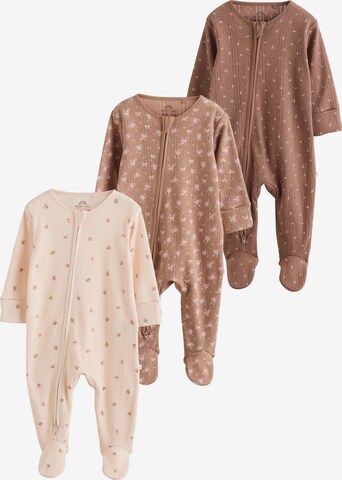 Next Schlafanzug in Beige: Vorderseite