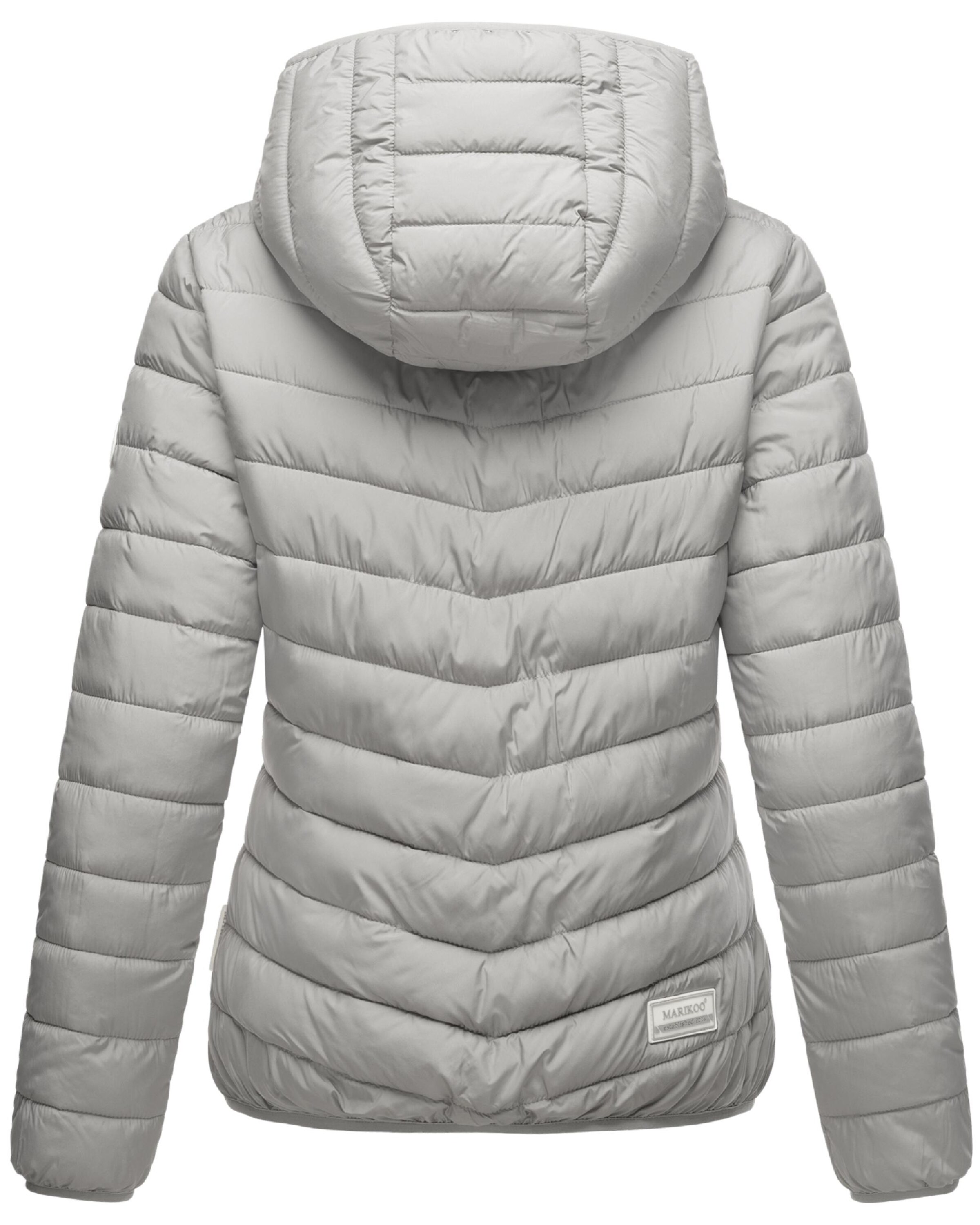 Geacă de primăvară-toamnă 'Pack Mich Ein' de la MARIKOO pe gri