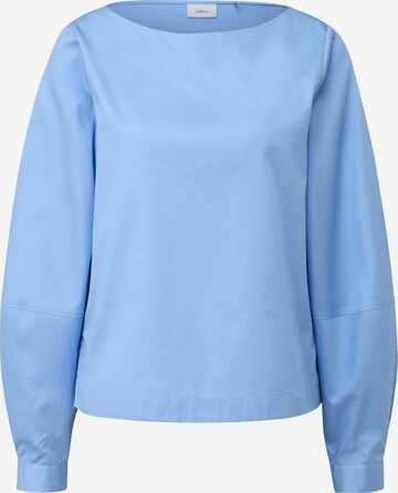 s.Oliver BLACK LABEL Blouse in Blauw: voorkant