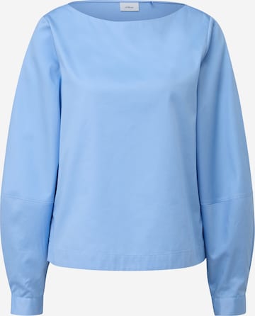 s.Oliver BLACK LABEL Blouse in Blue: front