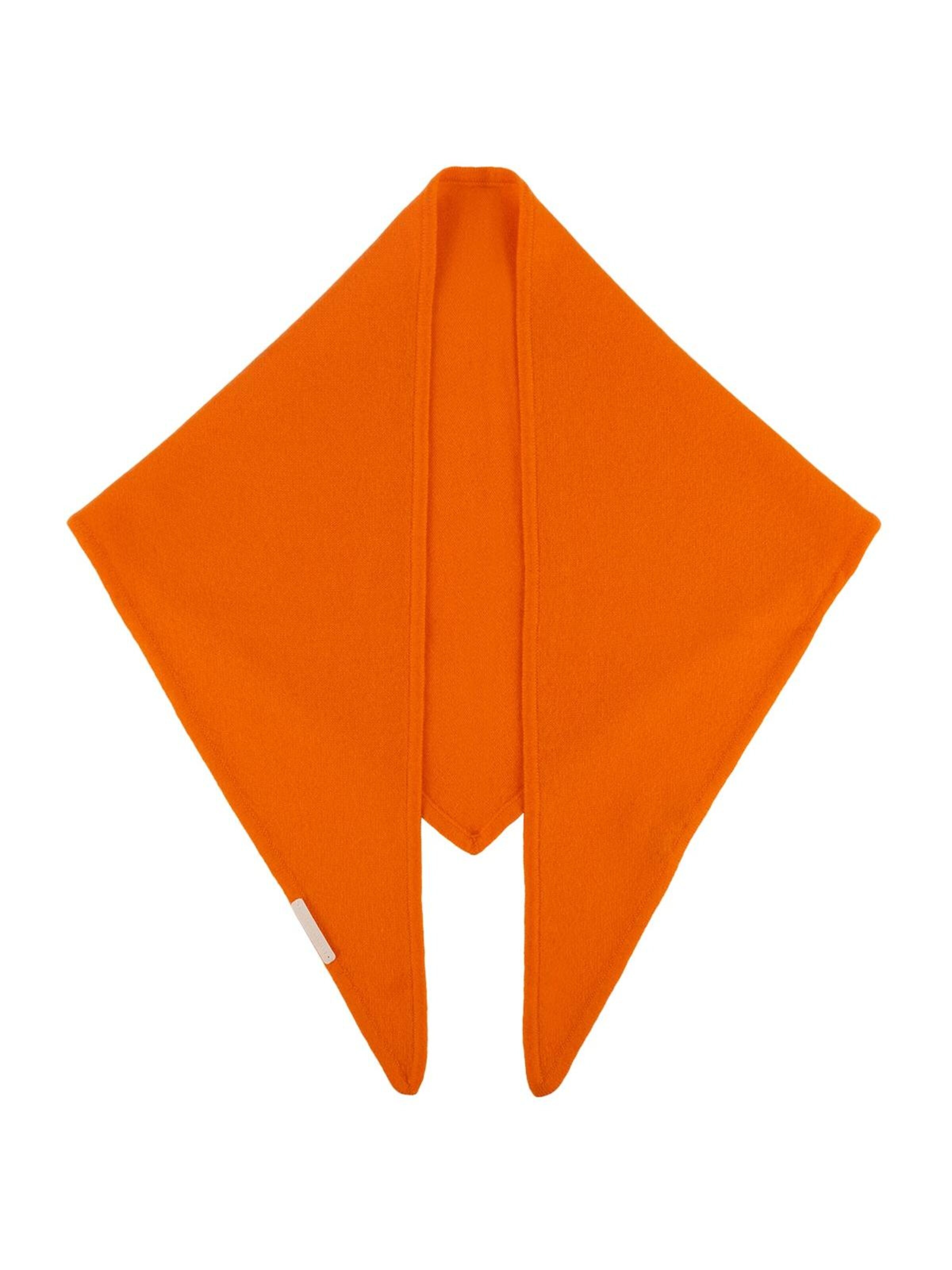 Écharpe SILK & CASHMERE en orange : devant