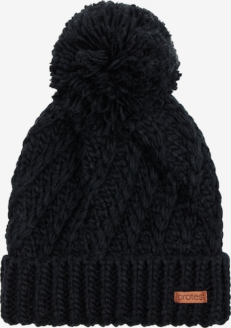 PROTEST Mütze 'PRTPAISLEY24' in Schwarz: Vorderseite